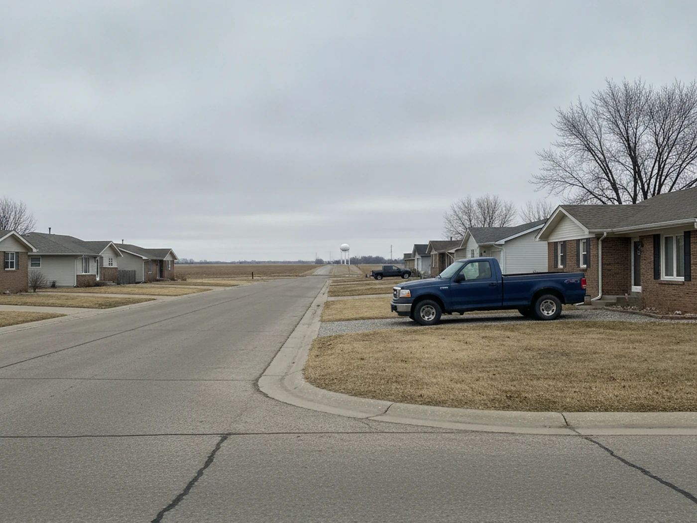 Adams County Nebraska residential neighborhood Hastings south-central Nebraska Republican River valley homes Great Plains